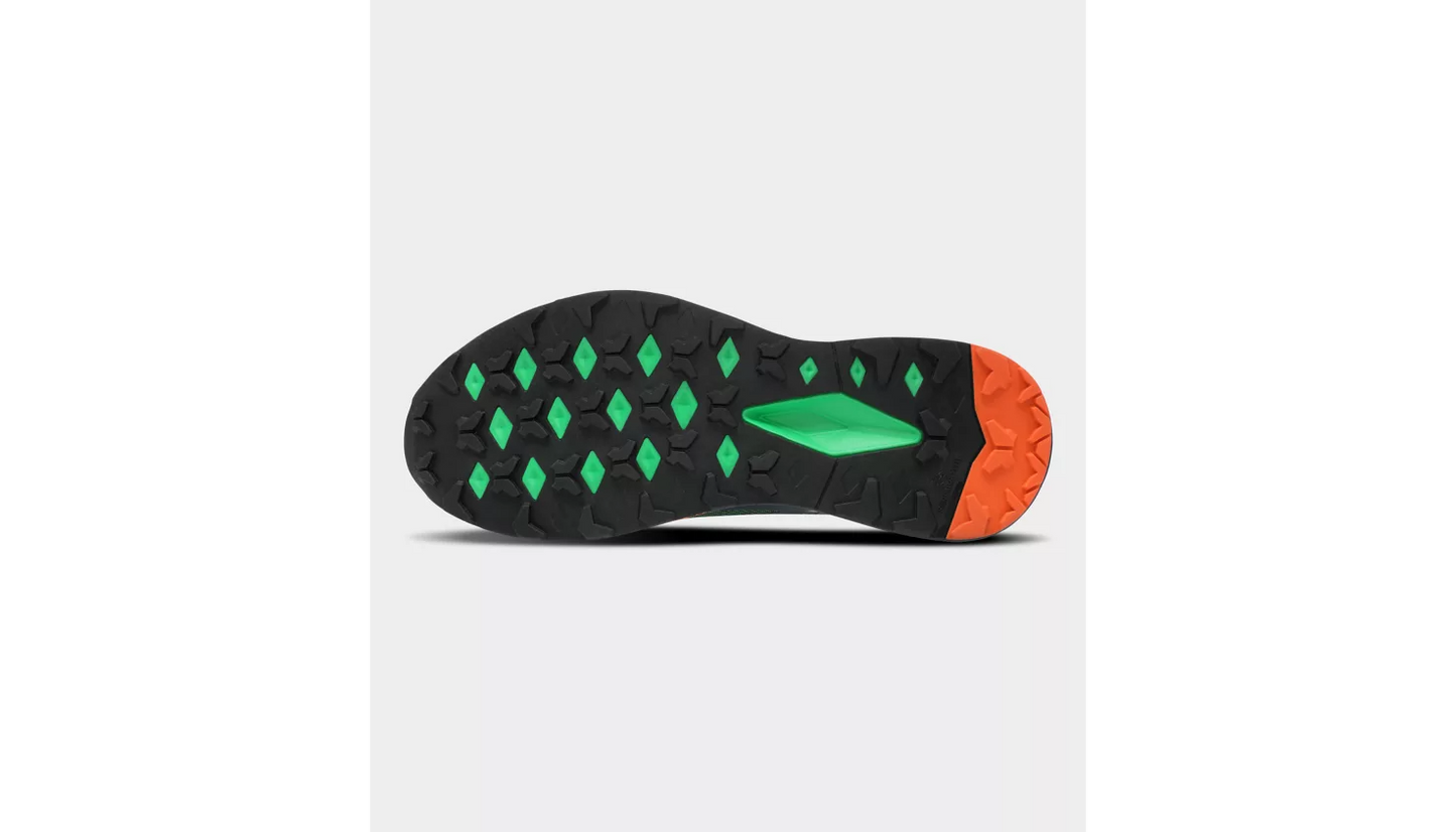 Tênis de corrida masculino The North Face Flight Vectiv, clorofila/azul, tamanho 11 D(M) EUA