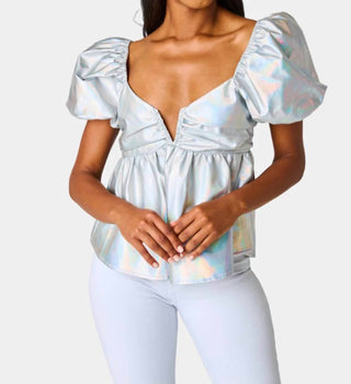 Buddylove - Blusa Houston com manga bufante