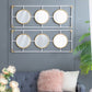 3 Mirror Piece Wall Mirror in Rectangular Frame