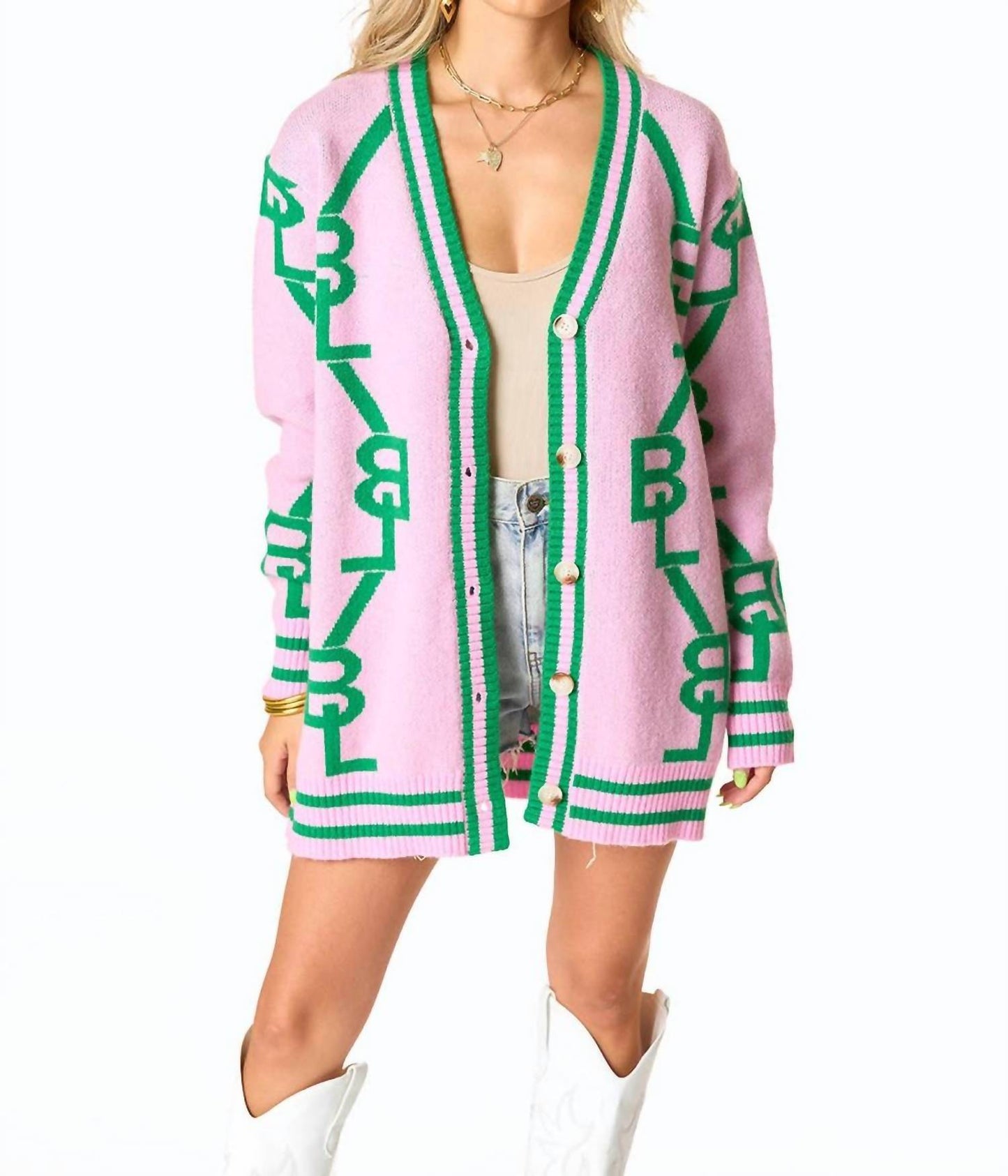 Buddylove - Varsity Parfait Cardigan