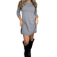 Z Supply - A-Line Button Cuff Sleeve Dress