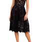 HELSI Sophia Embroidered Lace Dress in Black, Size Small Regular
