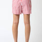 Americana - Striped Red Short Set