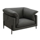 Tadi - Top Grain Leather Chair - Black