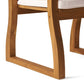 7 Pieces Acacia Wood Outdoor Dining Set with Cream Cushions