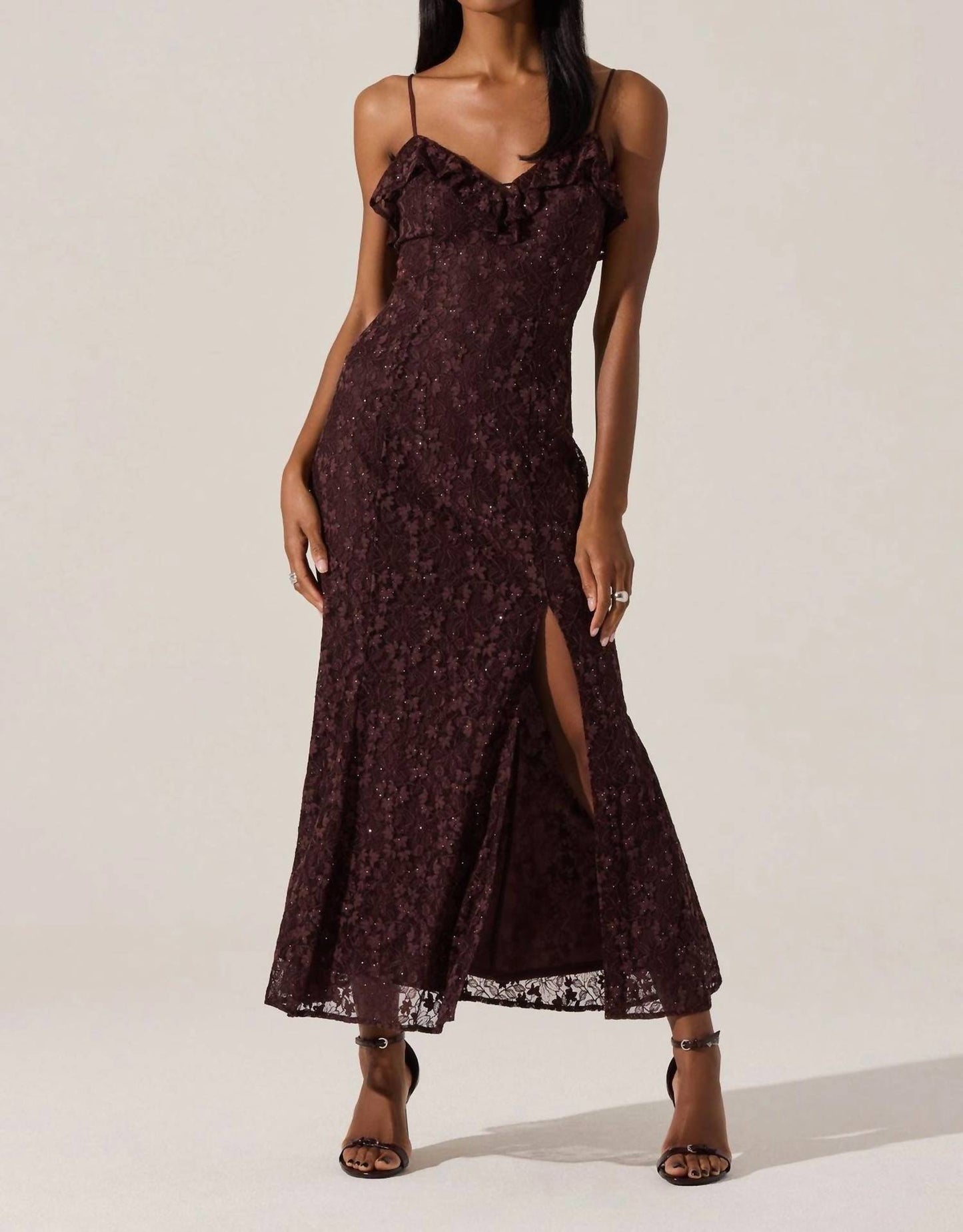 Astr - Leonie Floral Lace Maxi Dress