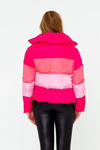 Buddylove - Addison Striped Puffer Jacket