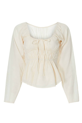 Algo Azul Marinho - Blusa Frente Cintada