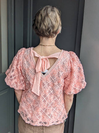 Entro - Blusa Bordada 3D