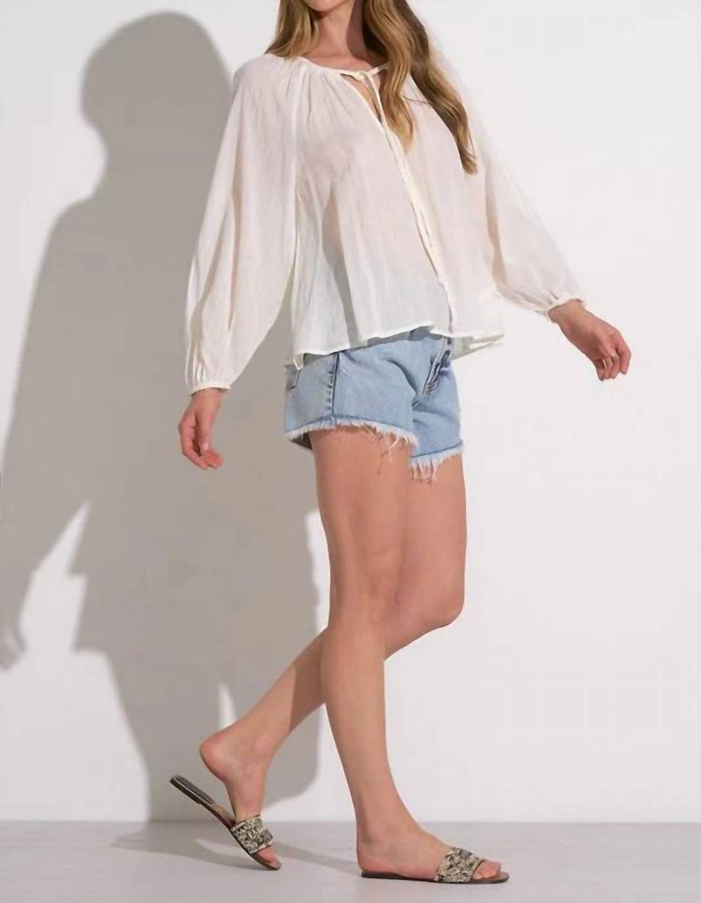 Elan - Gina Long Sleeve Top