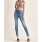 Risen - Summer High Rise Vintage Washed Skinny Jeans