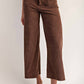 Ee:Some - Corduroy Patch Pocket Straight Pants