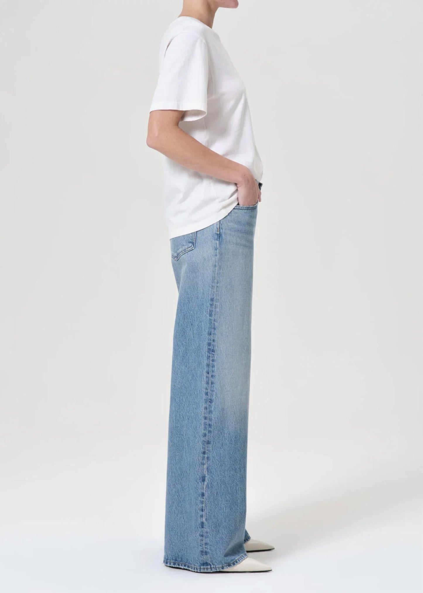 Agolde - Clara Relaxed Wide Leg Jean