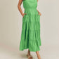 &Merci - Elastic Waist Side Cut Out Maxi Dress