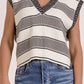 Elan - Striped Knit Vest