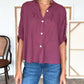 Emerson Fry - Mandarin Collar One Size Top