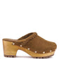 Rag Company - Women's Inca Fine Suede Leather Clogs