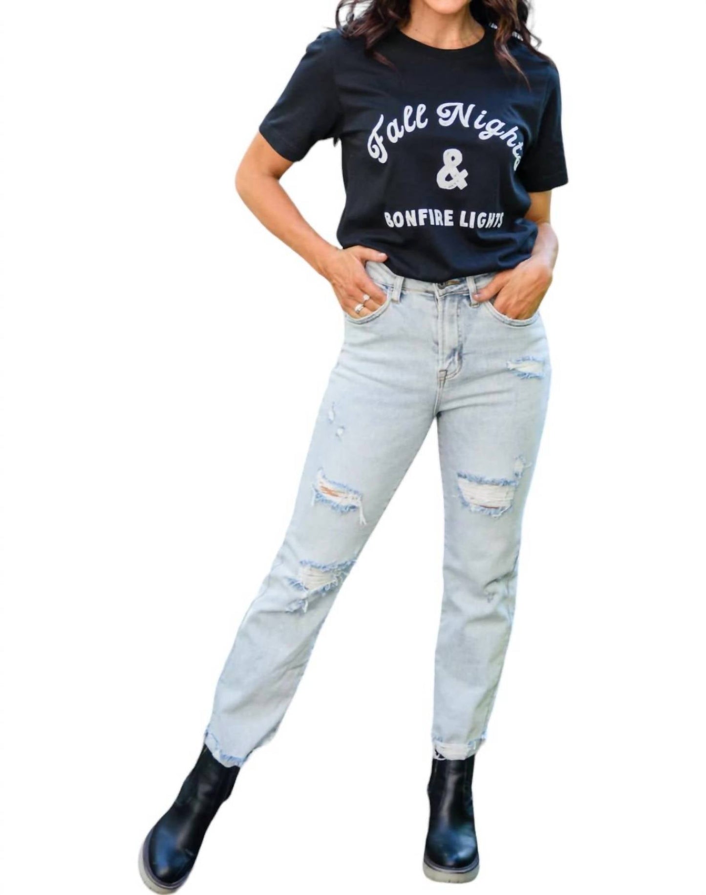 123 Amore - Fall Nights Graphic T-Shirt