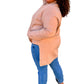 Entro - Allie Mock Neck Long Sleeve Top (Plus)