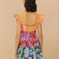 Farm Rio - Mixed Tropical Swing Mini Dress