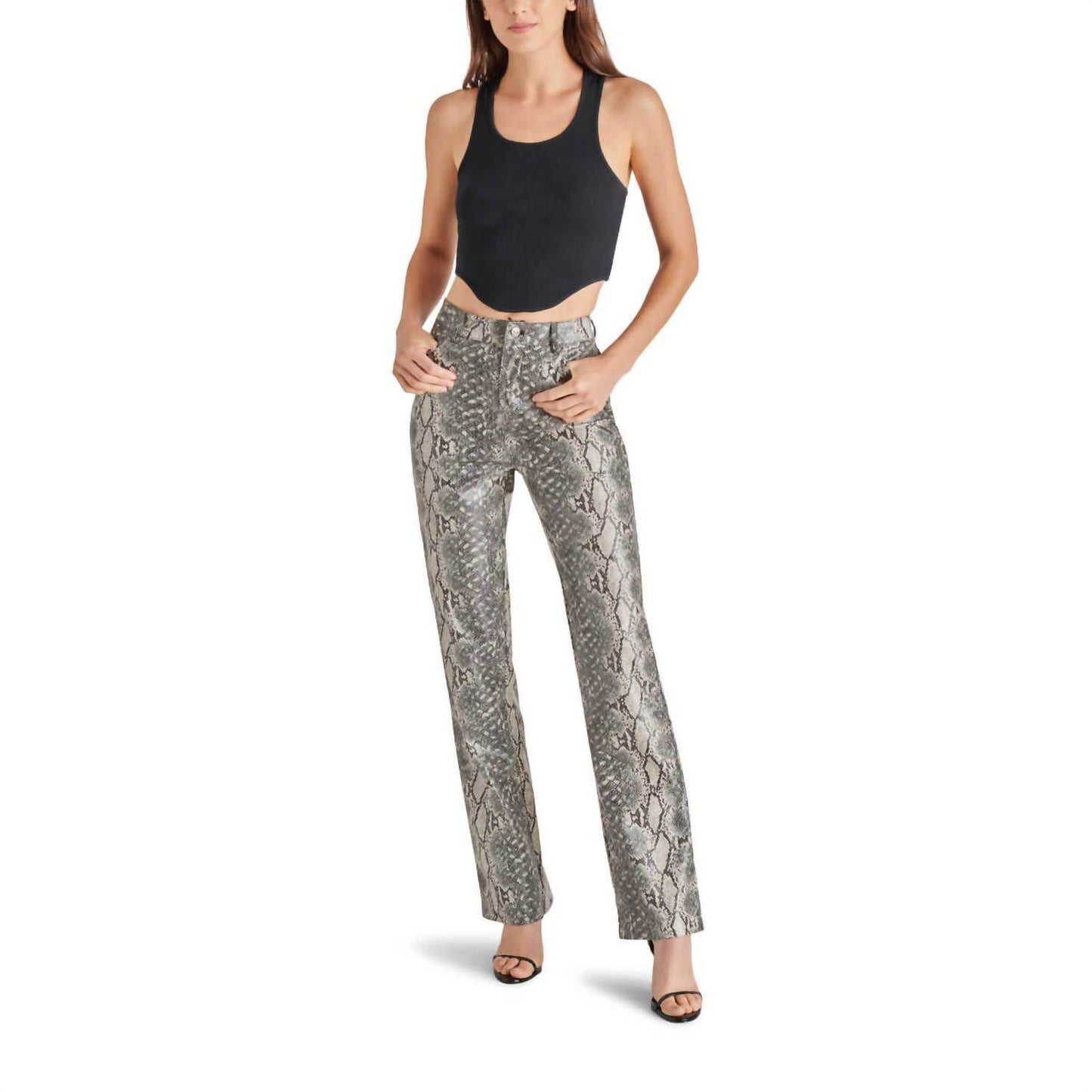 Steve Madden - Loren Faux Snakeskin Pant