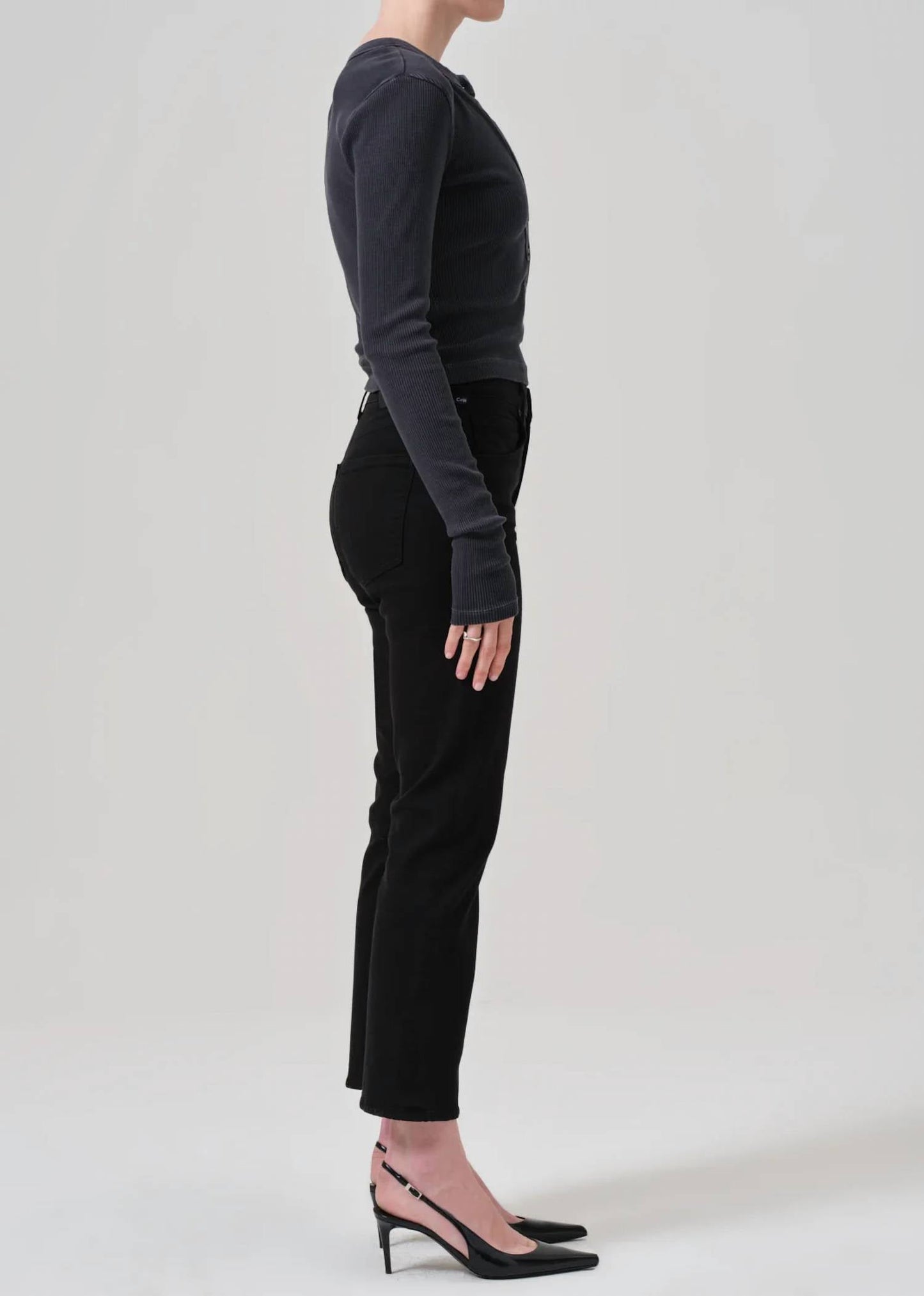 Citizens Of Humanity - Isola Mid Rise Cropped Boot Jeans