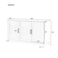 TV Stand for TVs up to 65 Inches, Modern Entertainment Center Media Console