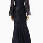 Talbot Runhof - Conley 2 Midnight Pleats Long Dress
