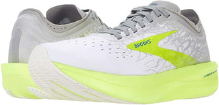 Tênis de corrida Brooks Hyperion Elite II cinza/amarelo tamanho 5,5 EUA