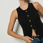 Nation Ltd - Abbie Button Front Tank Top