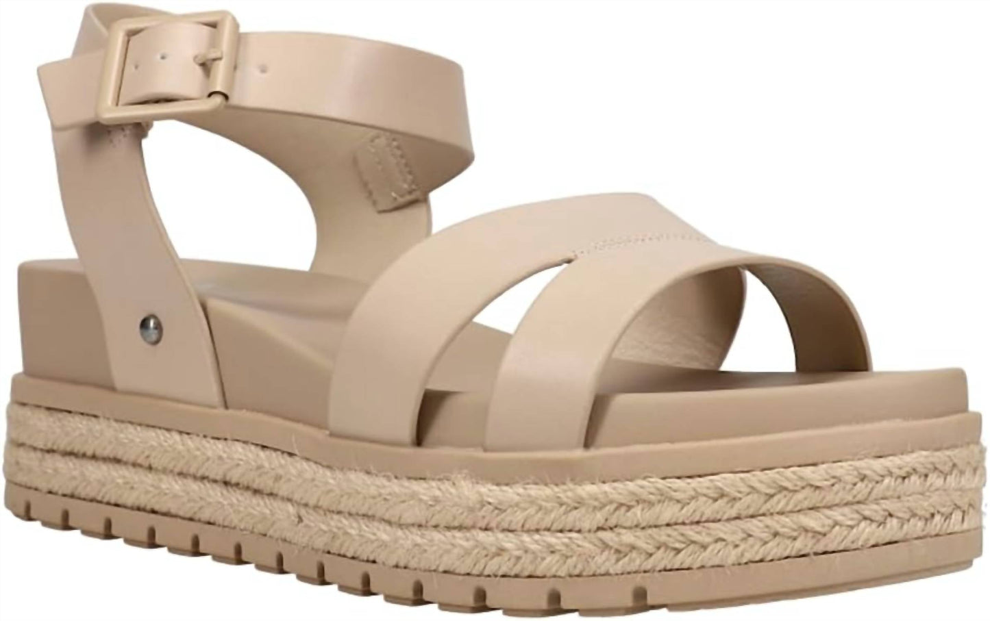 Mia - Women's Knia Ankle Strap Espadrille Platform Sandals