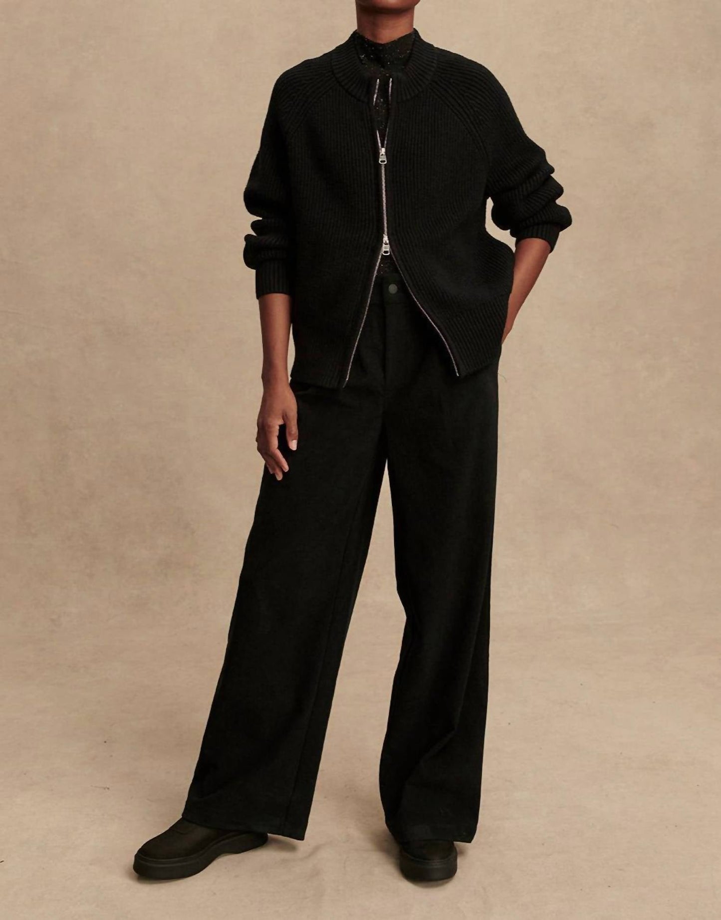 Varley - Milo Zip Knit Jacket
