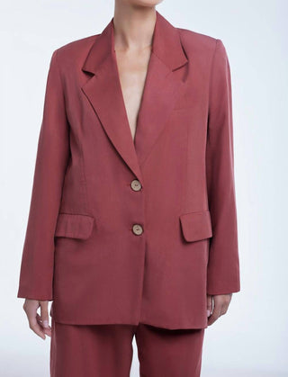 Dāl The Label - Blazer descontraído de abotoamento simples