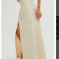 Free People - Come as you are denim maxi Skirt