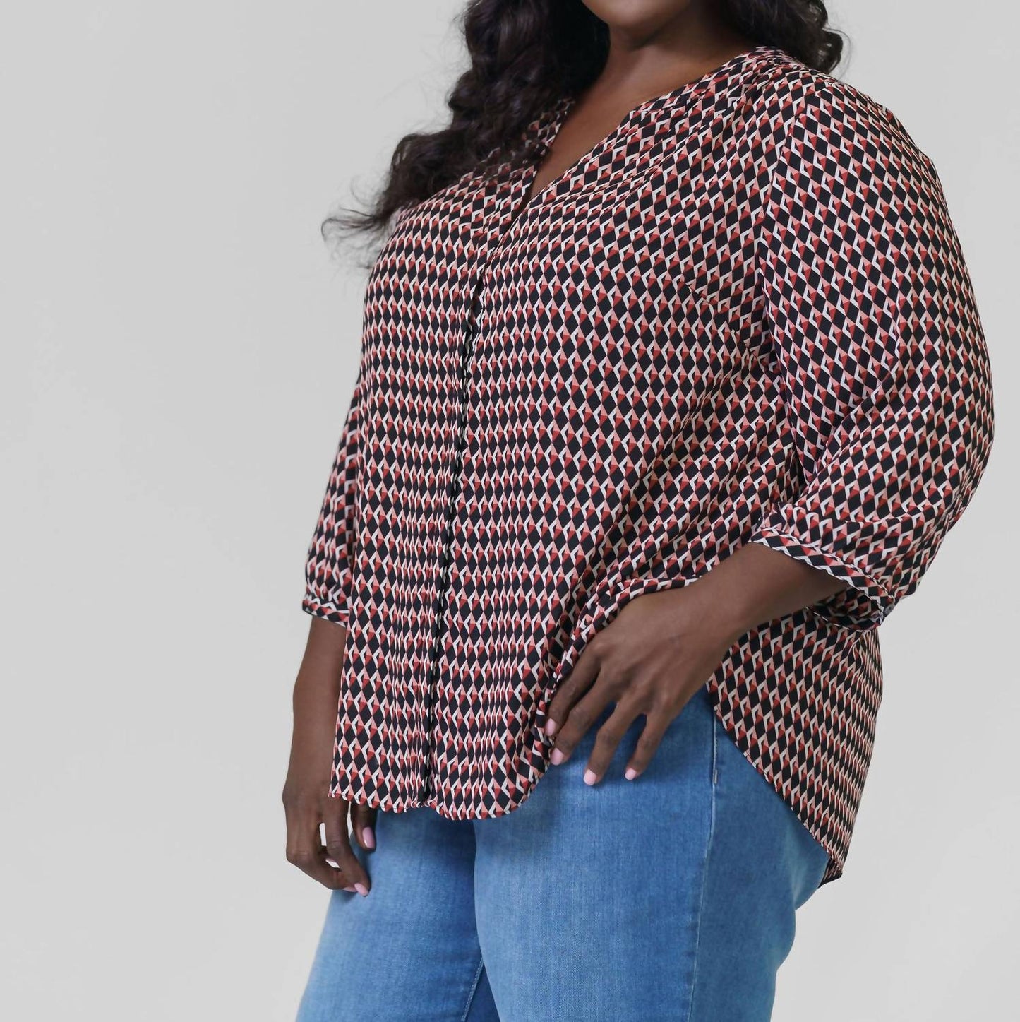 Nydj - Pintuck Blouse - Plus