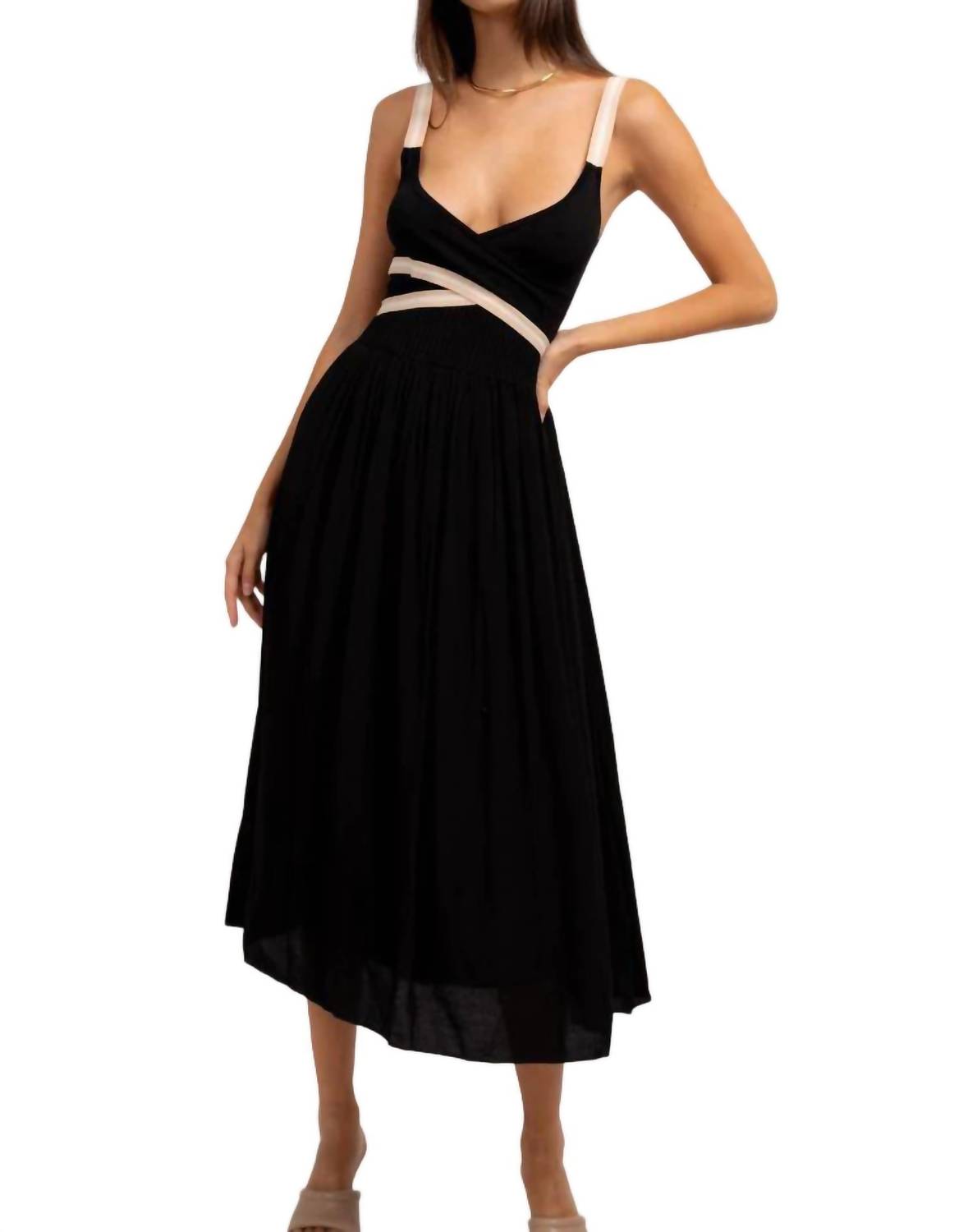 Central Park West - Zayn Pleated Midi Dress