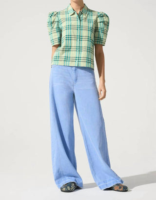 Cotelac - Camisa de algodão misto com estampa reta