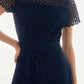 Joseph Ribkoff - Lace Top Belted Jumpsuit