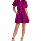 Sam Edelman - Fluid Satin Puff Sleeve Mini Dress