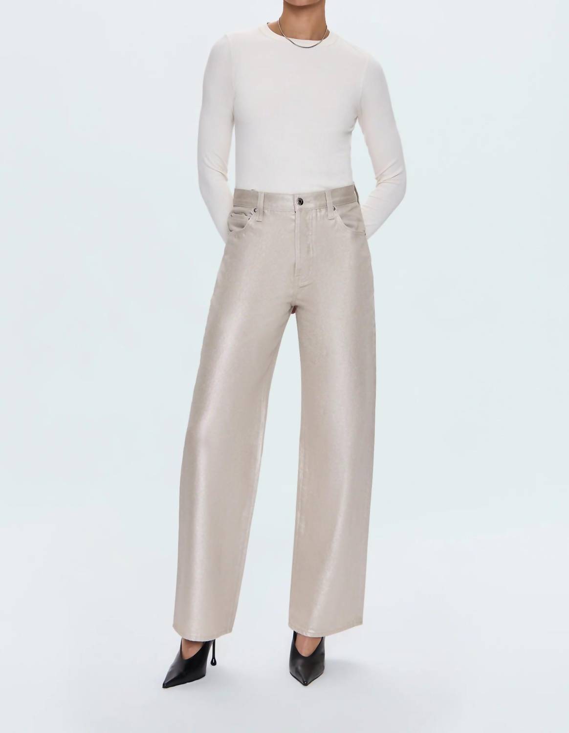 Pistola - Tate High Rise Wide Leg Jeans