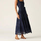 Mos The Label - Mariana Embroidery Midi Dress