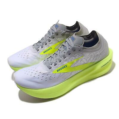 Tênis de corrida Brooks Hyperion Elite II cinza/amarelo tamanho 11,5 EUA