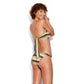 Seafolly - Sunset Stripe Bandeau with Ring Bikini Top