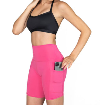 Body Wrappers - Recycled Poly Bike Short with Pockets