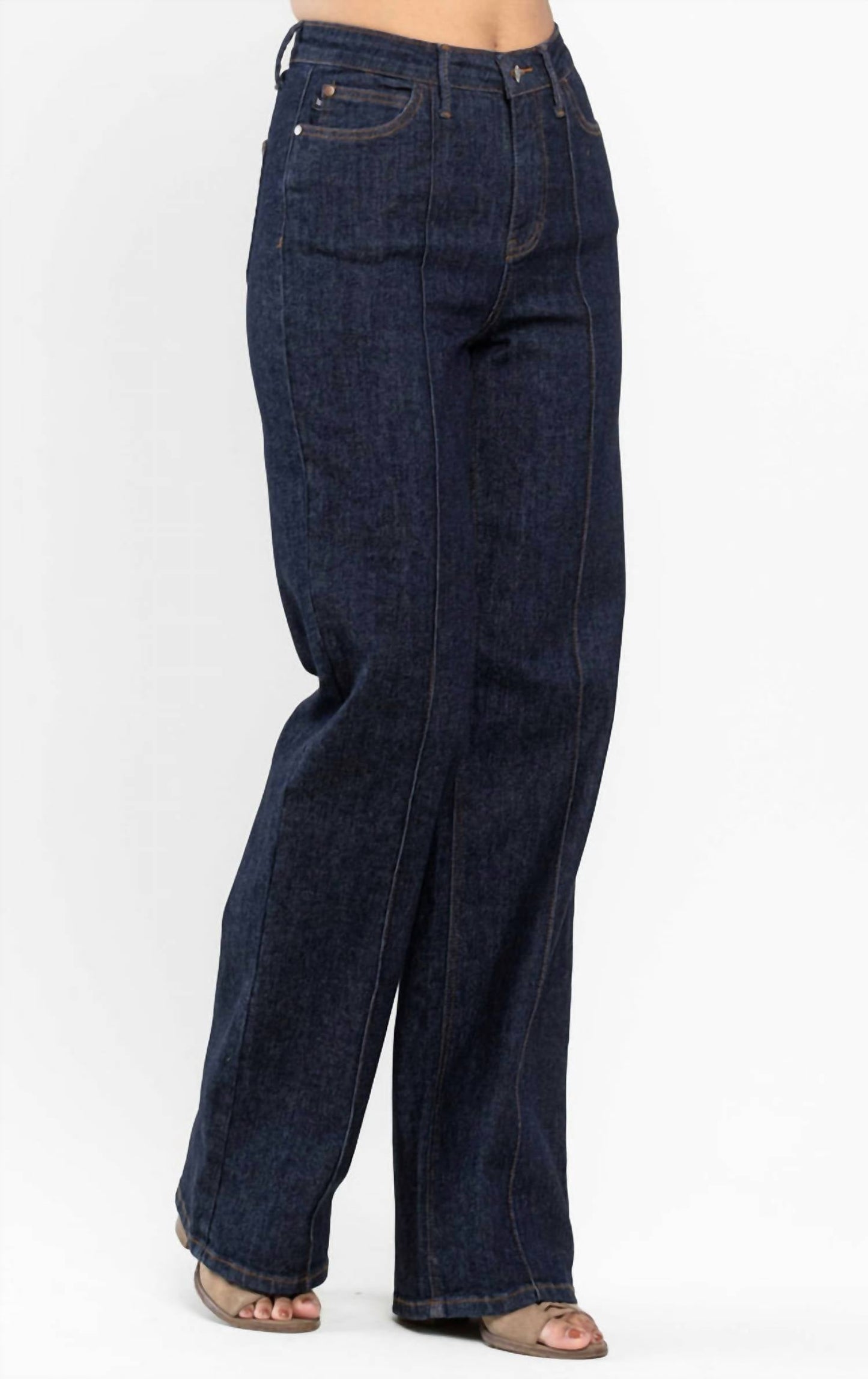 Judy Blue - Dart Wide Leg Denim