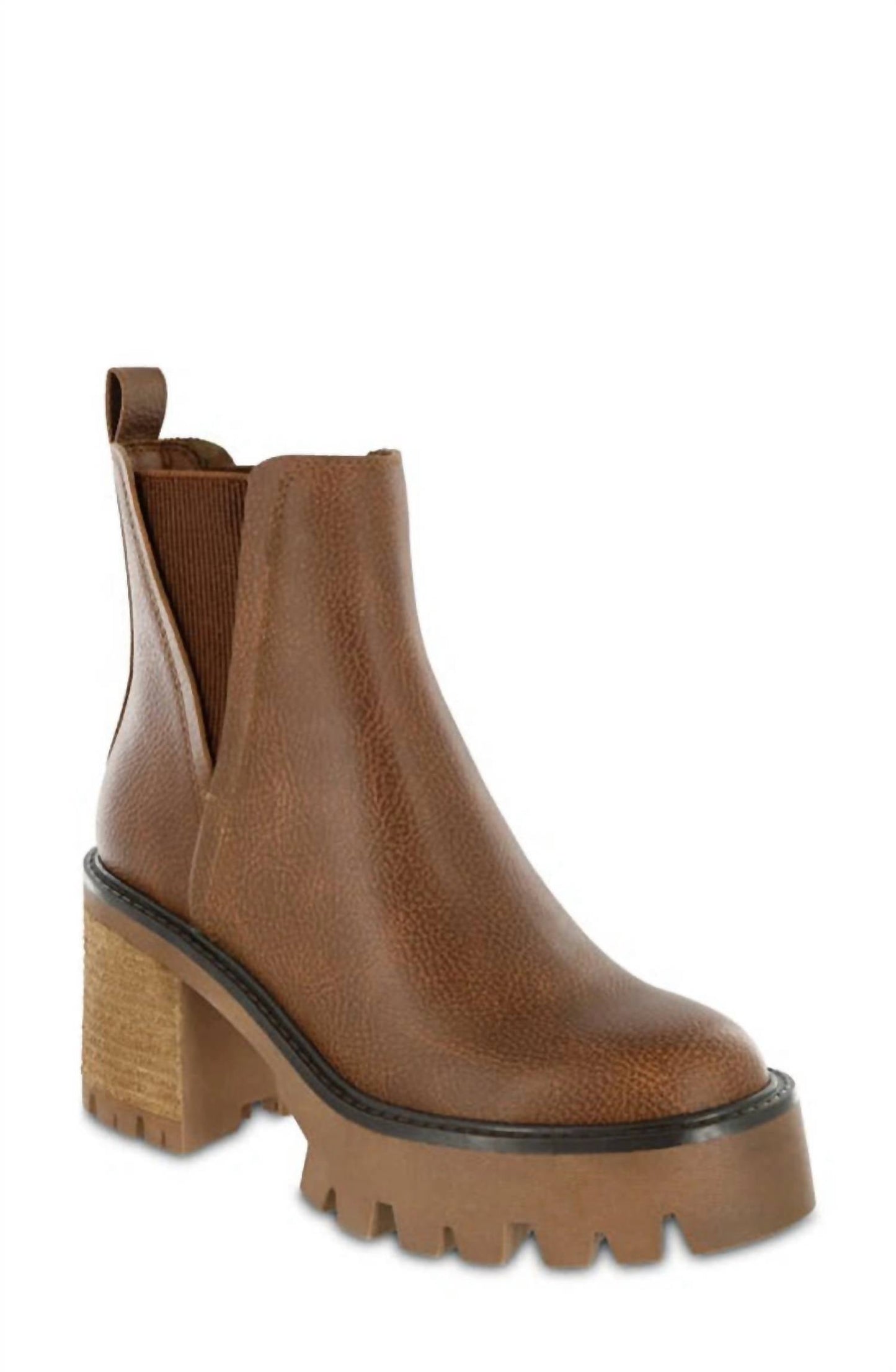 Mia - Women's Chelsea Platform Lug Boots