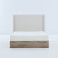 Shelton Upholstered Wingback Bed with 54-inch High Headboard