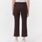 Atm - LEATHER CROPPED FLARE PANT