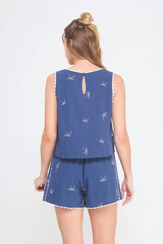 Allie Rose - Conjunto de fita bordada