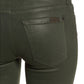 7 For All Mankind - The Skinny Ankle Coated Shiny Mid Rise Jean